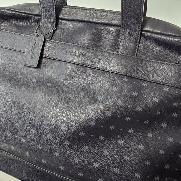 Coach Hamilton Leather Star Dot Laptop Portfolio Business Commuter Crossbody Bag - Picture 3 of 16